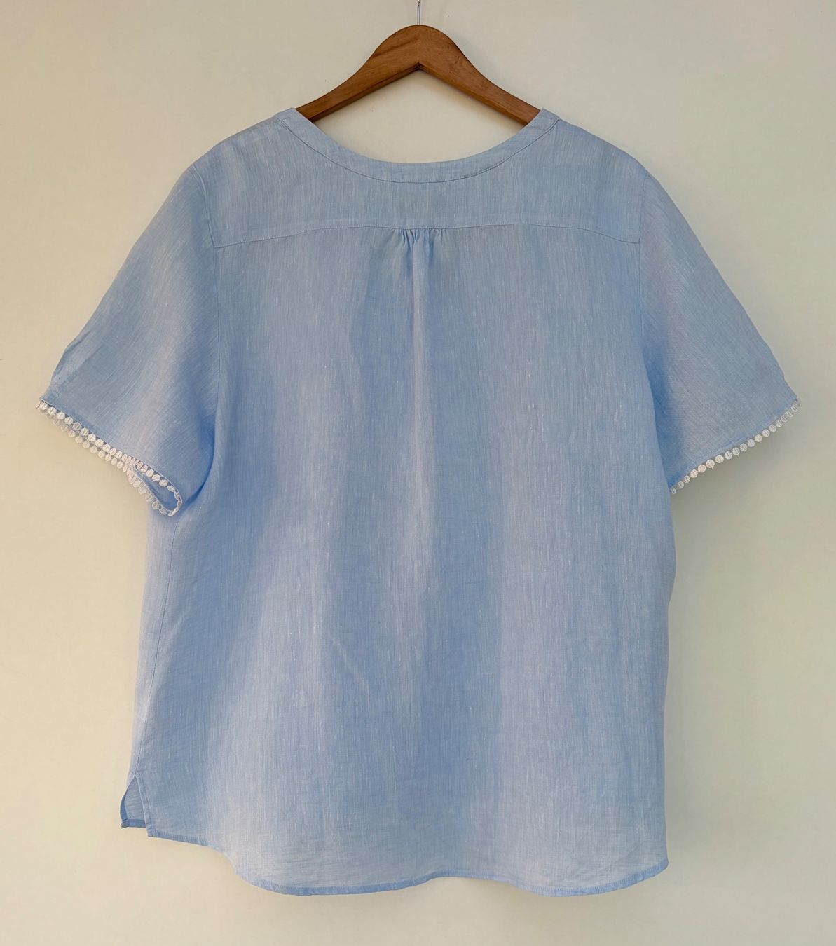 Blusen: Gloriette Leinen Bluse Gr.46/48 – Gebraucht aus Unterägeri von Jutka_04 3