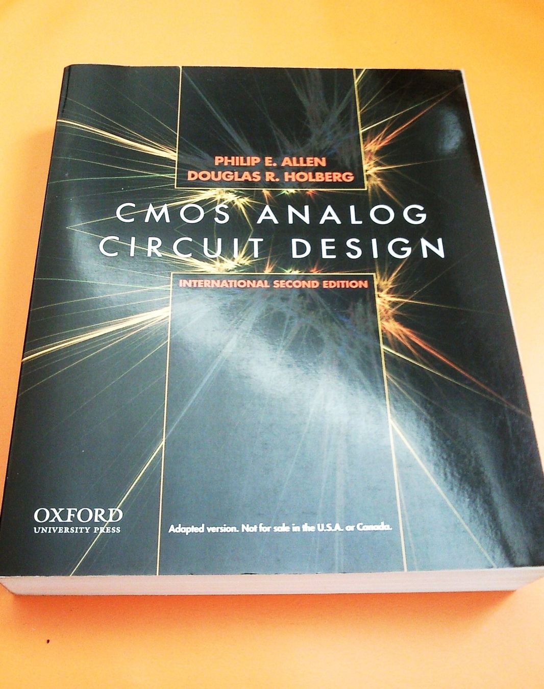 Bücher: CMOS Analog Circuit Design - Allen, Holberg – Neu (gemäss Beschreibung) aus Berikon von m1l3n