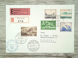 TR90 Enveloppe + Timbre Suisse 1941