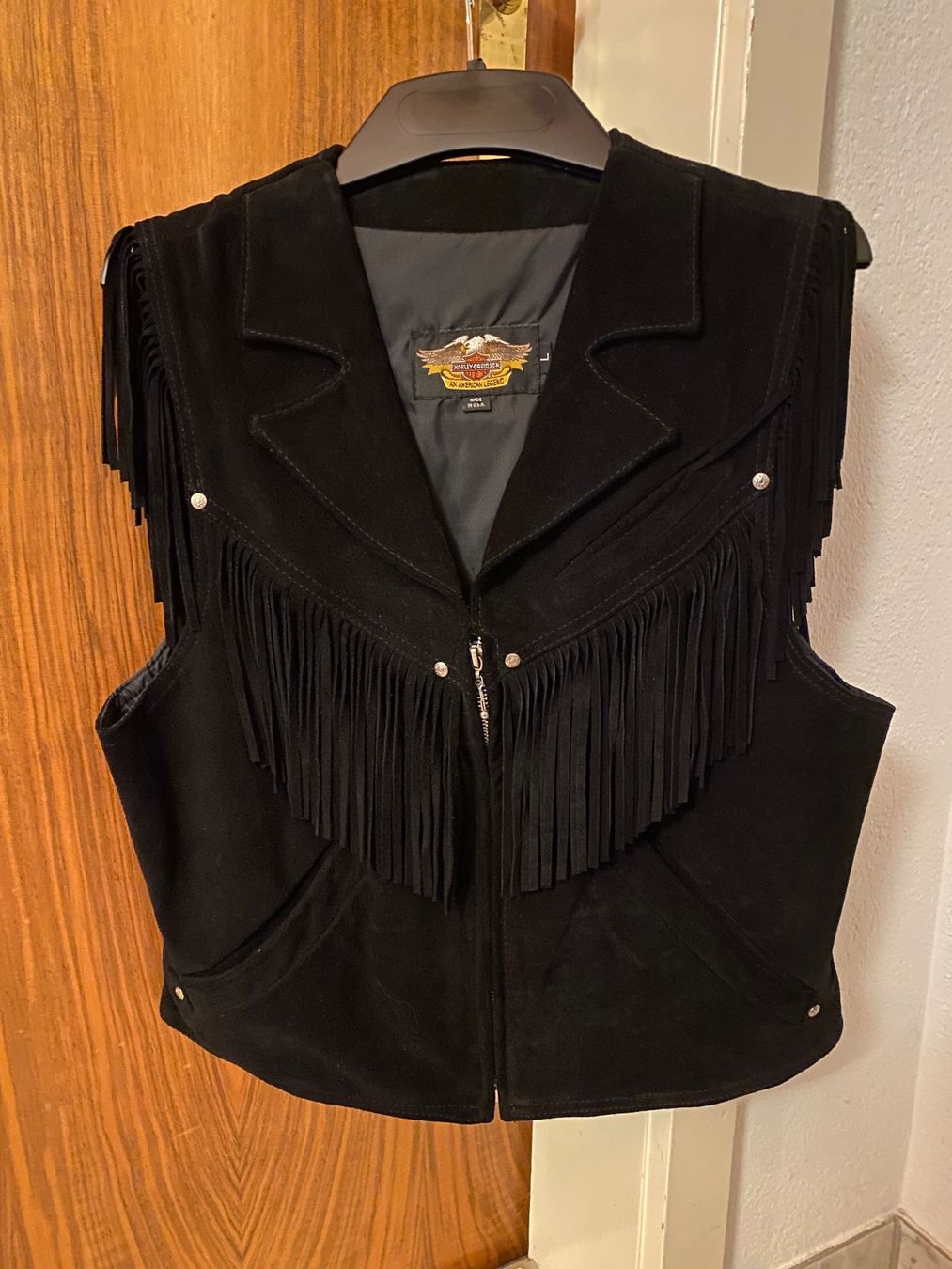 Harley-Davidson Gilet & Giacche: Harley Wildleder-Gilet – Nuovo (secondo la descrizione) da Bellach venduto da Legdance 3