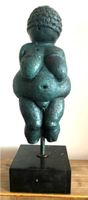 SKULPTUR VENUS WILLENDORF BRONZE FRAU MÄDCHEN LIMITIERT