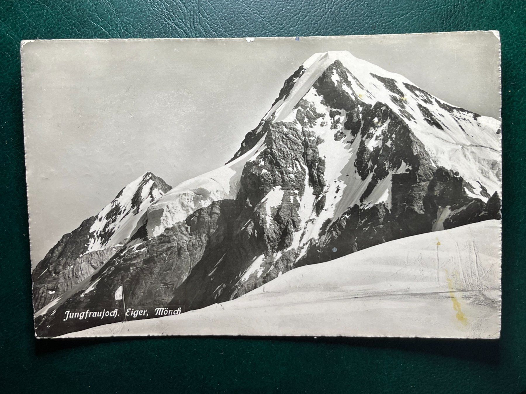 Ansichtskarten: Jungfraujoch, Eiger, Mönch -1310 – Gebraucht aus Steg VS von _vinci_