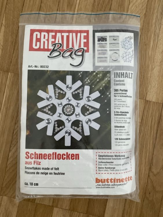 40 Stück Filz Schneeflocken Dekoration - Weiße Winter Deko Für Weihnachten