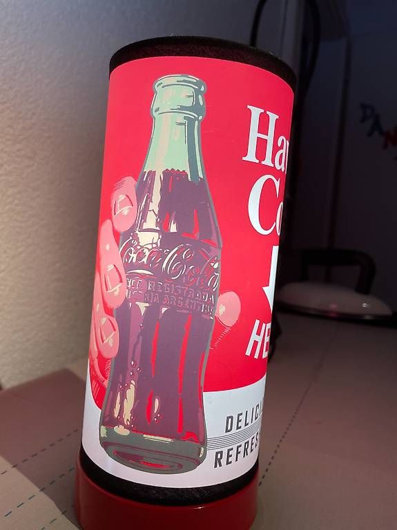Lampen: Coca-Cola Tischeuchte – Gebraucht aus Ettingen von Donald4107