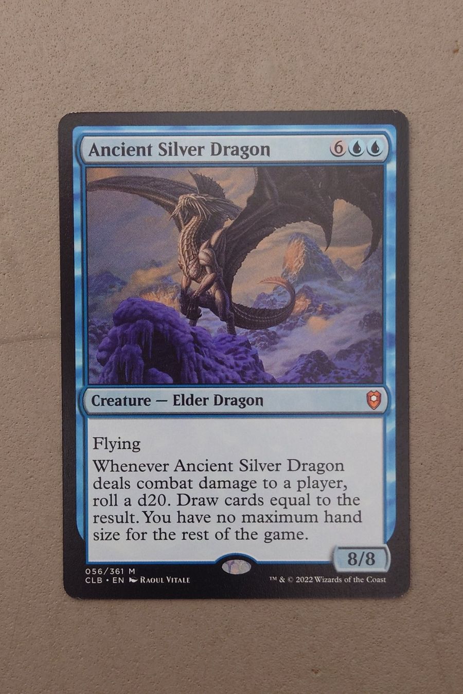 Magic The Gathering Carte collezionabili: Mtg, Ancient Silver Dragon – Usato da Elsau venduto da majeerdi