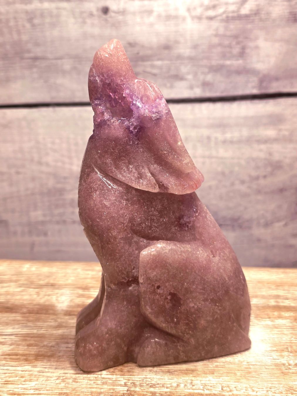 Minerali & Pietre curative: Hochwertiger Pinker Amethyst Wolf 510g – Nuovo e nell'imballaggio originale da Matzingen venduto da Shay_Crystalz 1