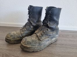 Schweizer Armeestiefel Kampfstiefel schwarz gebraucht