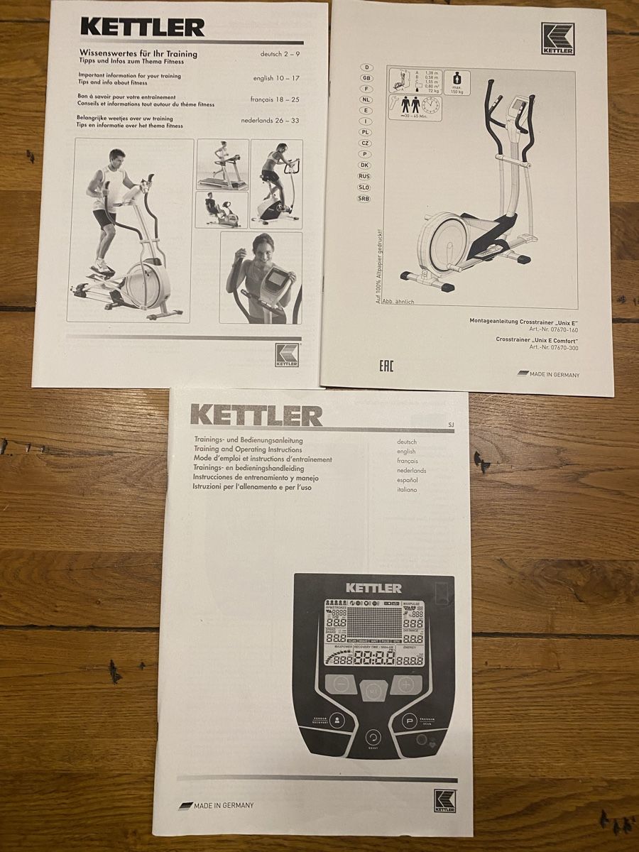 Kettler Hometrainer: Crosstrainer Kettler Unix E – Usato da Richterswil venduto da Kamei 2