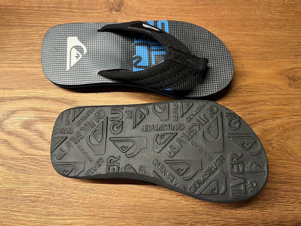 Quiksilver Herrenschuhe: Flipflops Quicksilver Gr. 18 – Neu (gemäss Beschreibung) aus Thun von Dak5 1