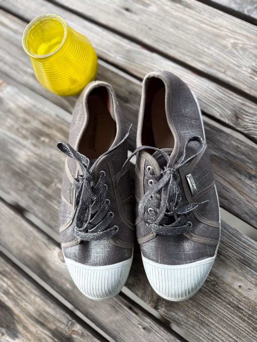 Damenschuhe: Sneaker, Silber, Gr. 41 🌞🌼 – Gebraucht aus Egg b. Zürich von Flummi 1