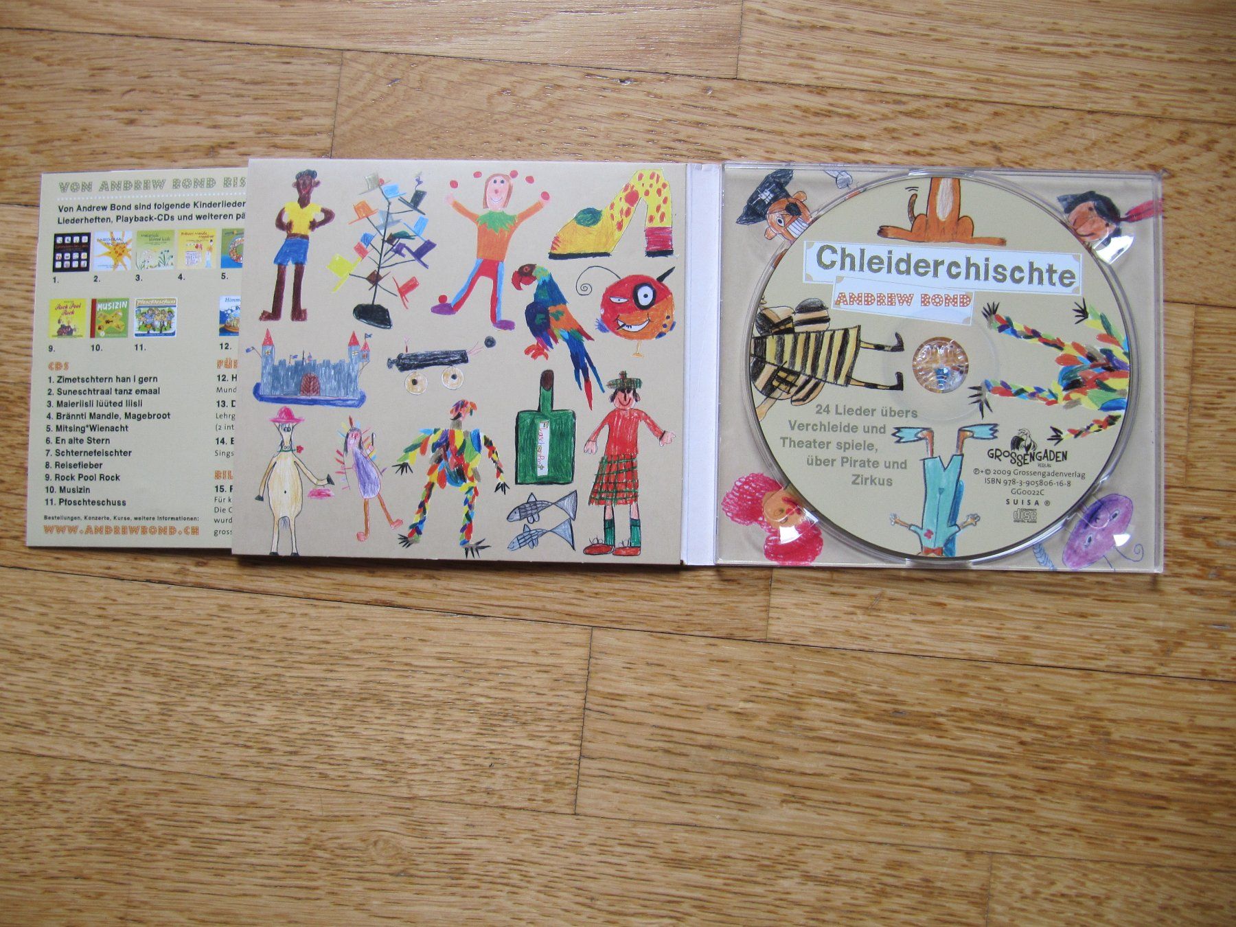 CD: Kinderlieder-CD: Chleiderschischte / Andrew Bond – Usato da Würenlos venduto da AustralisZ 1