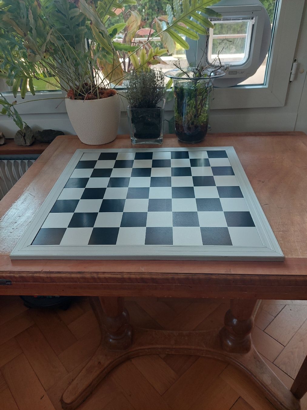 Giochi: Schachbrett 2: Aluminium,  50x50 cm – Usato da wabern venduto da Torrubirubi