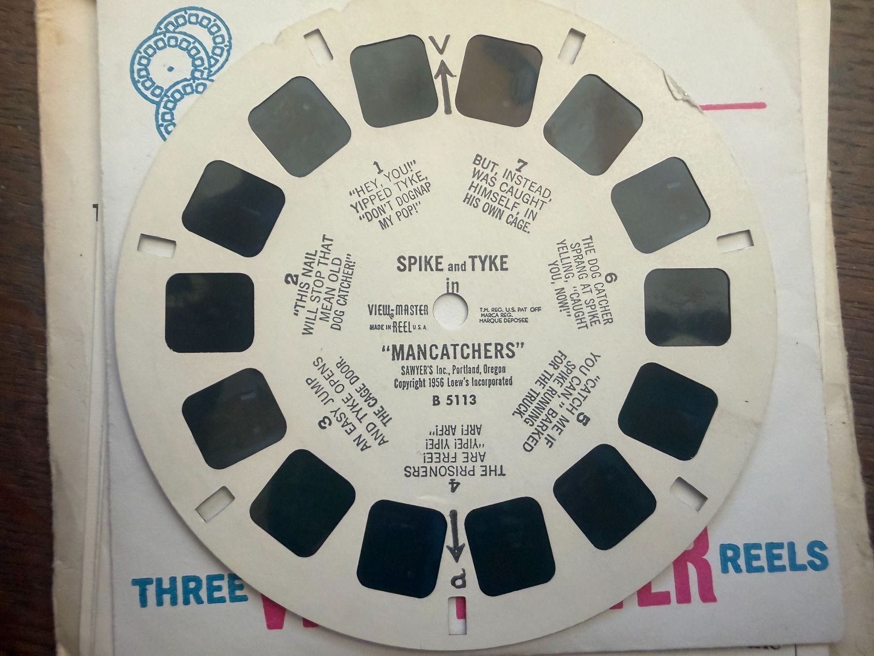 View-master Giocattoli: View-Master 3D: Nr. B 511 Tom + Jerry - Droopy - Spike&Tyke – Usato da Tegerfelden venduto da siebenmacky 6