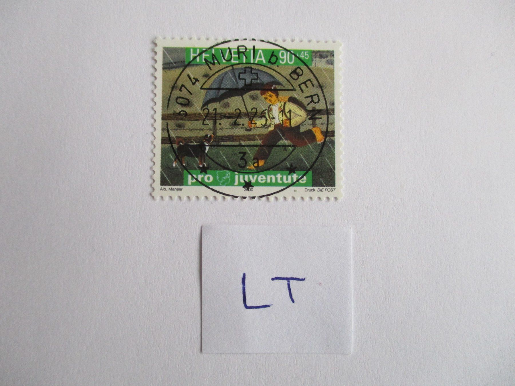 Alle Briefmarken: Voll Letzttagsstempel der Poststelle 3074 Muri bei Bern – Gebraucht aus Langnau b. Reiden von Aktuell88