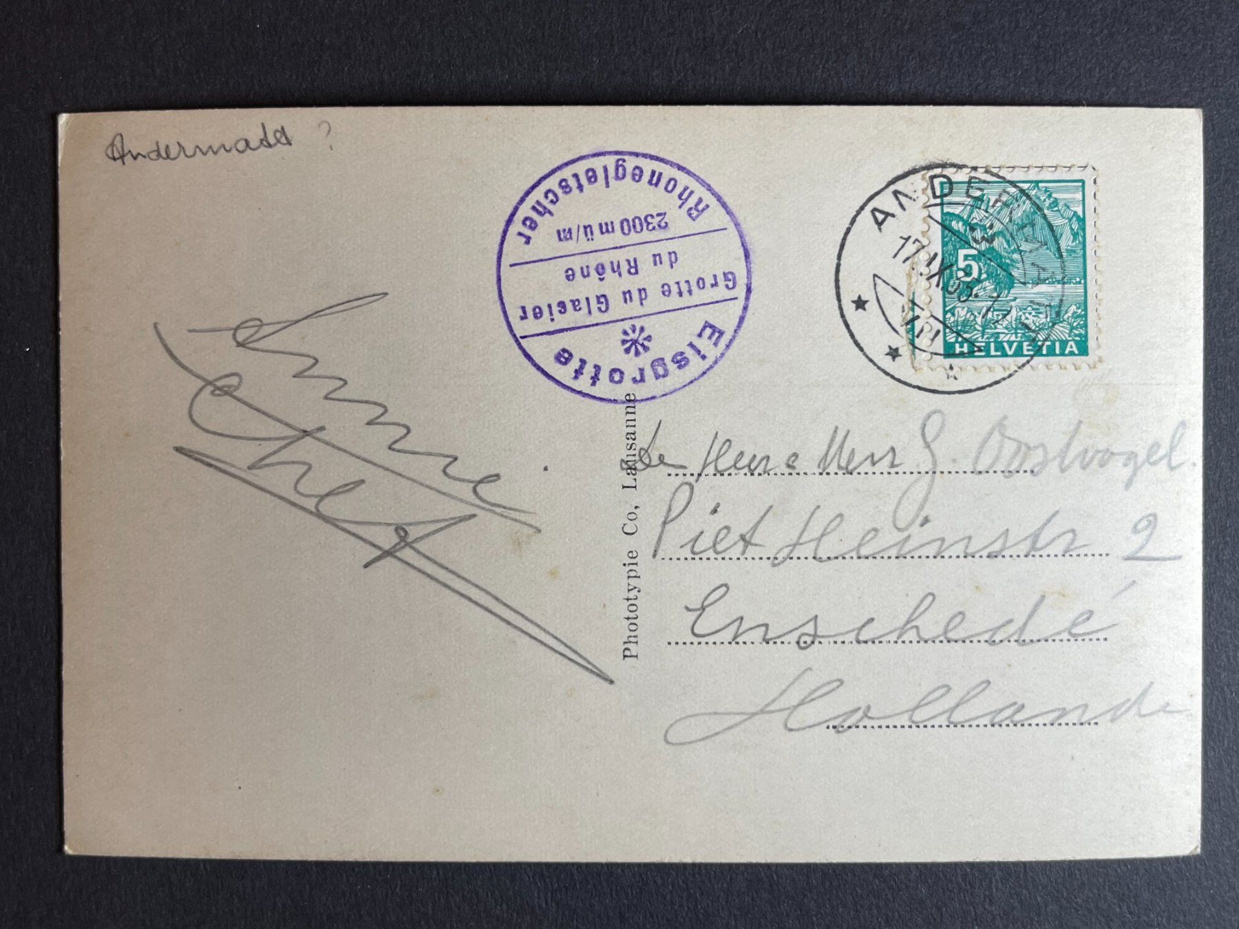 Cartoline postali: Rhonegletscher und Furkastrasse – Usato da Steg VS venduto da _vinci_ 1