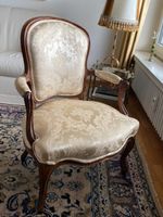 2 x FAUTEUIL - LOUIS PHILIPPE - SEIDENSATIN (im Auftrag)