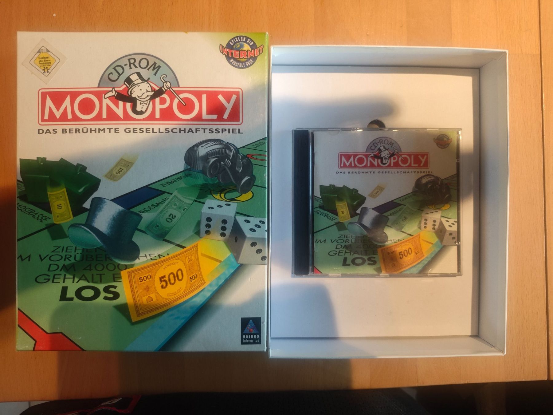 Giochi: Monopoly Gesellschaftsspiel, CD-Rom, Vintage, Komplett – Usato da Wolfwil venduto da Rarak 2