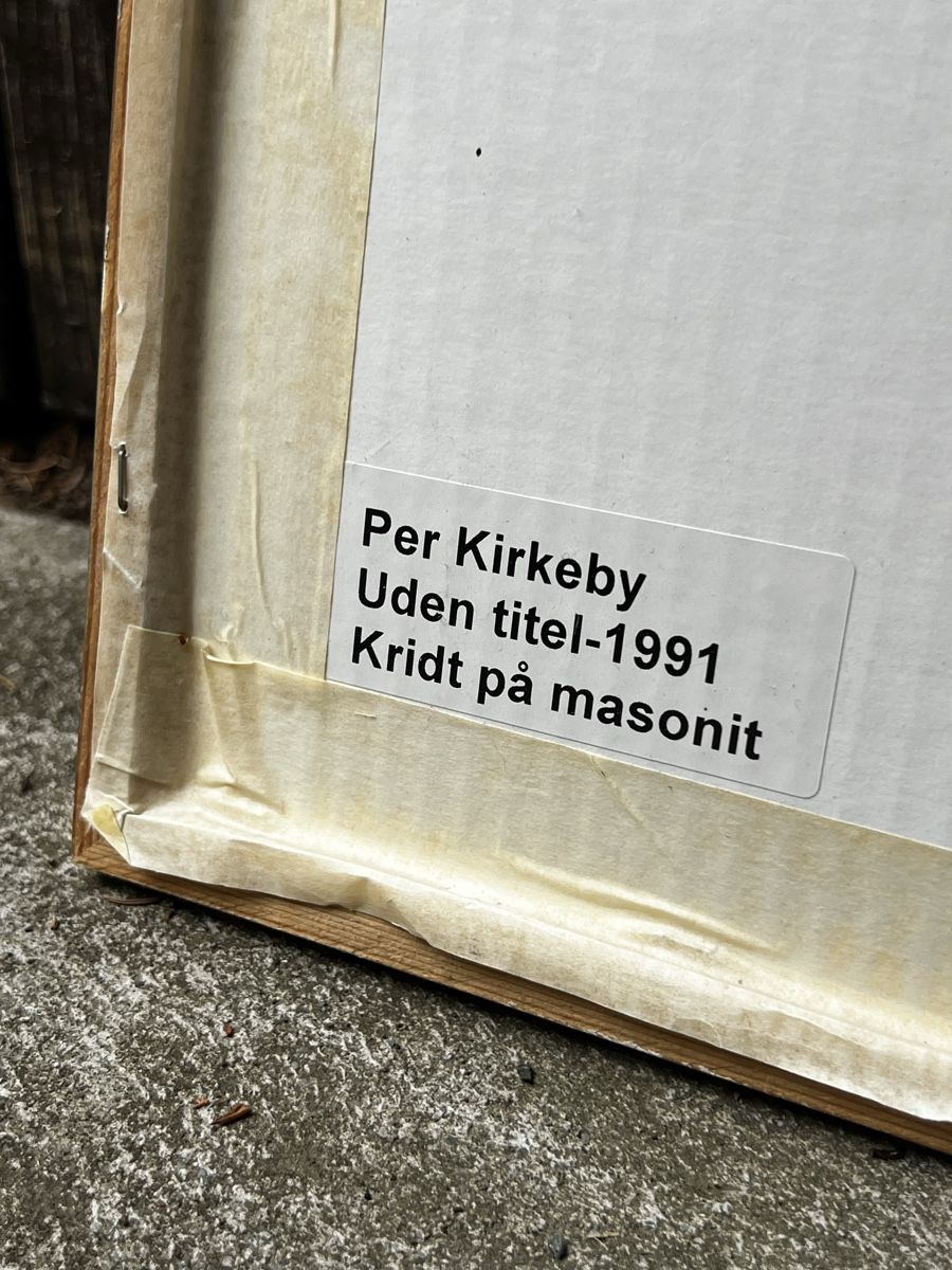 Grafica & Litografie: Per Kirkeby framed print, vintage artwork – Usato da Oberägeri venduto da Theonose74 1