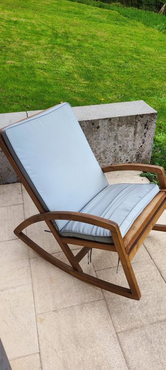 Schöner Garten Schaukelstuhl aus Holz Kaufen auf Ricardo
