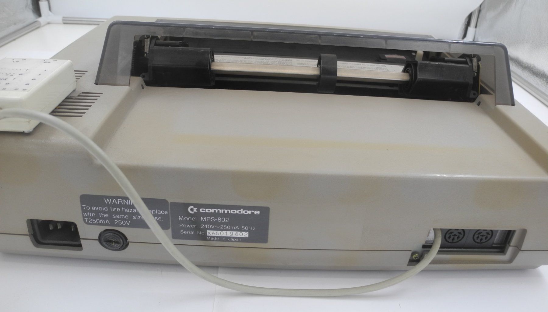 Commodore Stampanti: Commodore MPS 802 Matrixdrucker, Nr. 64b – Usato da Kottwil venduto da Crazyrolf 4