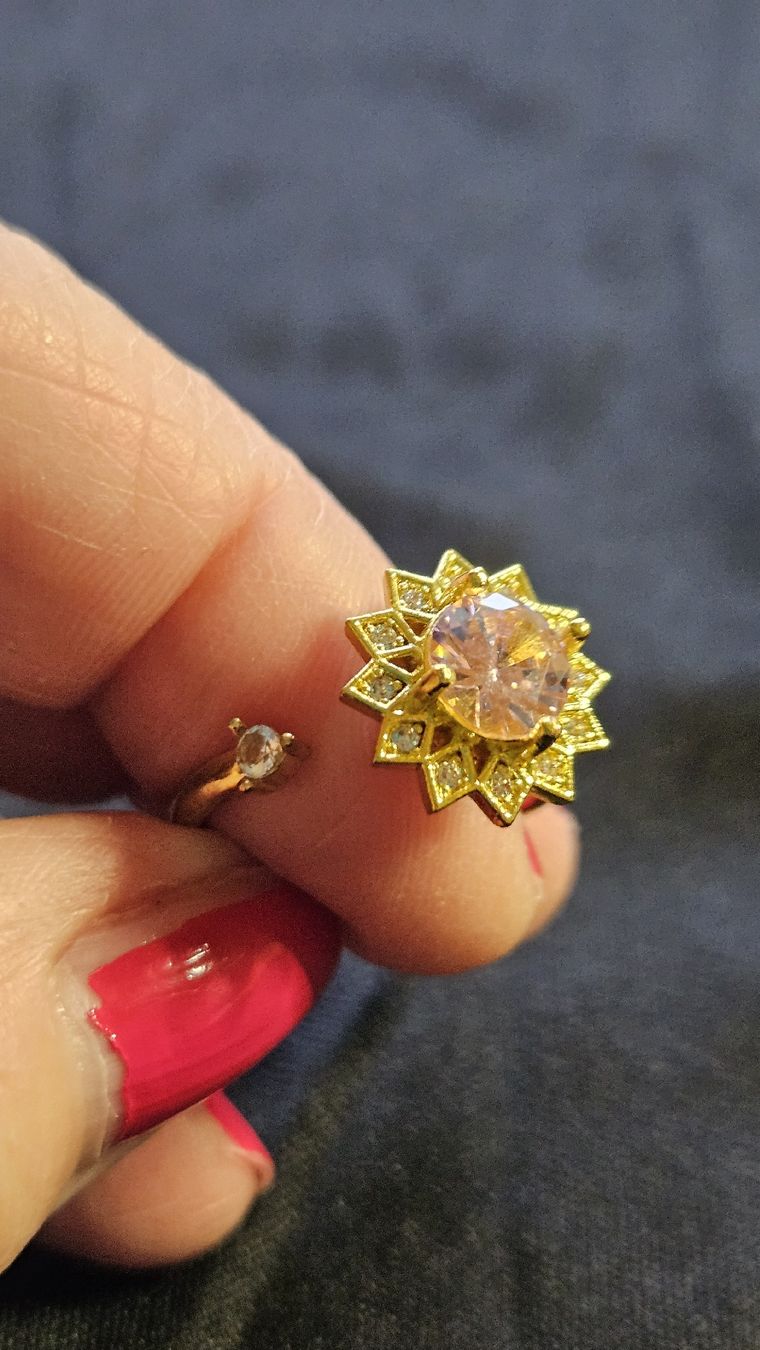 Anelli: jolie bague acier"  antistress" gr 54 – Usato da Lausanne venduto da Angelite