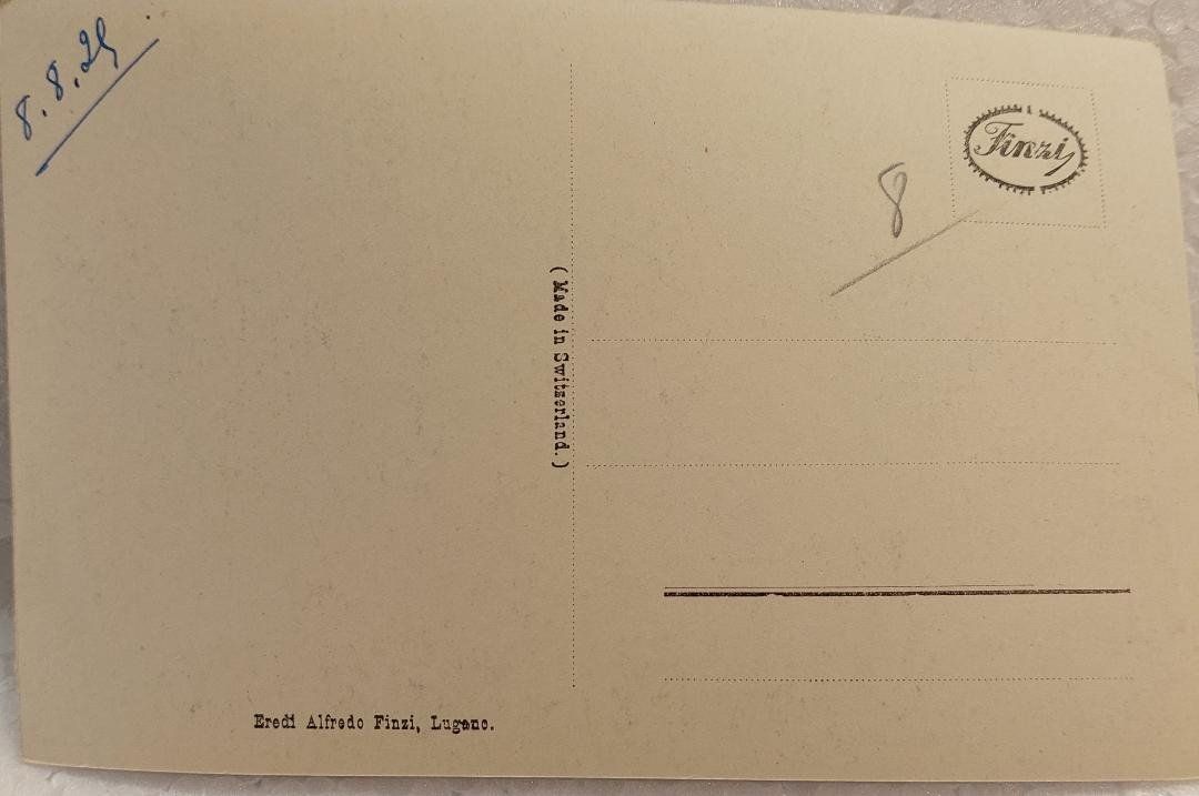 Cartoline postali: LUGANO   -   Mte San Salvatore  -  1929 – Usato da Delémont venduto da Domdom1 1