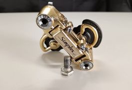 Rare dérailleur arrière SIMPLEX SLJ 5000 Gold 