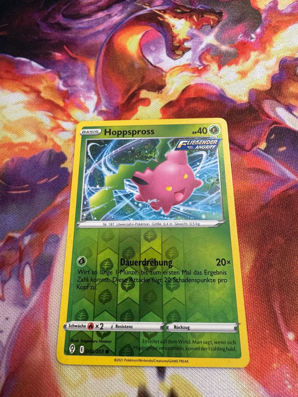 Pokémon Carte collezionabili: Hoppspross (EVS 002) / Reverse Holo / Drachenwandel – Nuovo (secondo la descrizione) da Bülach venduto da CherryBlu