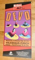 DEVO Konzert-Plakat Zürich 1990 ORGINAL