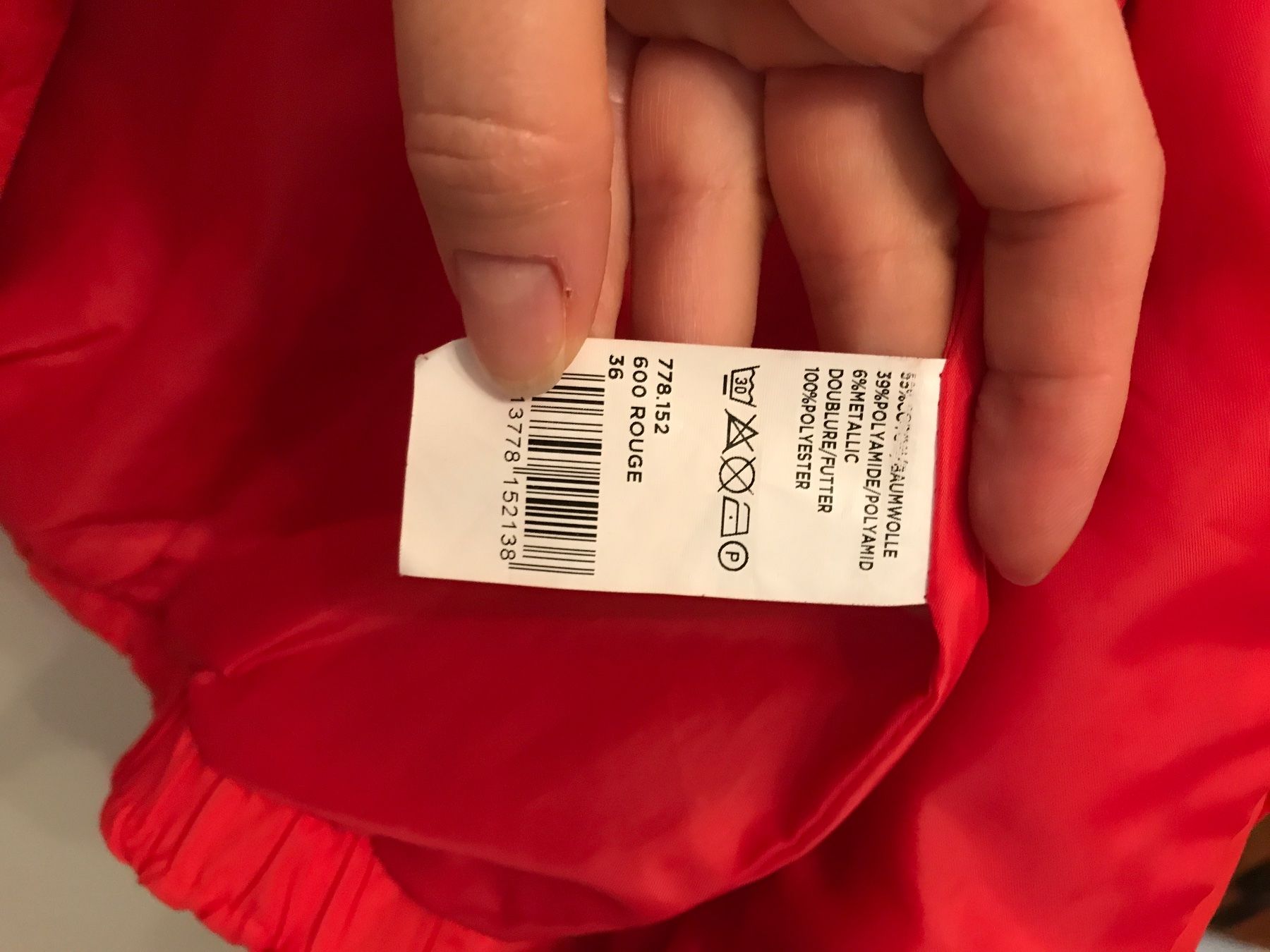 Maddison Giacche: “MODDISON” Regenjacke Größe 36 – Usato da Basel venduto da vitaminka 4