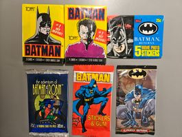 Batman Sammelkarten Booster 90er Jahre, neu u.a.Topps