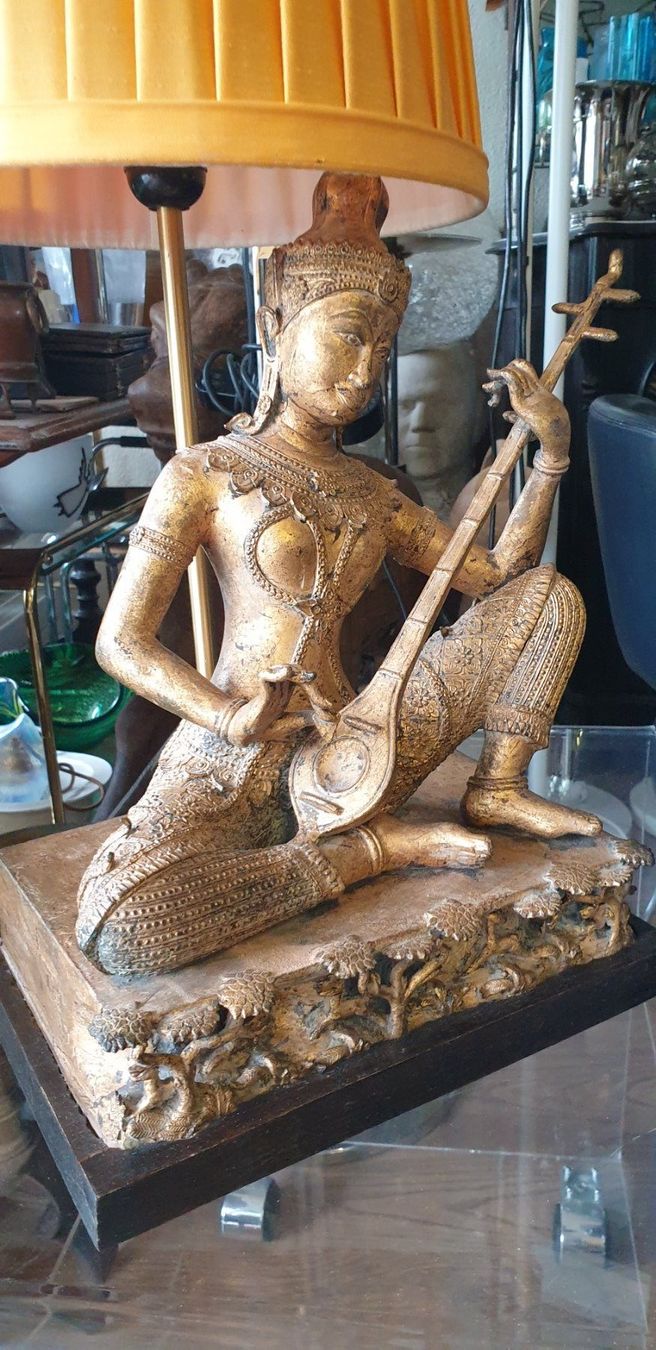 Sculture & Statue: Buddha Skulptur mit Lampe – Usato da Emmen venduto da magelan 1
