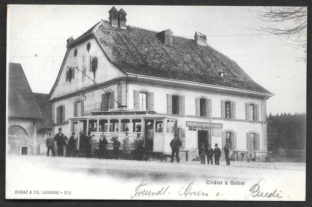 Châlet à Gobet Auberge du Chalet mit Strassenbahn / Tram (Gebraucht) in ...