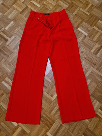 Red Casual Trousers - Size 38
