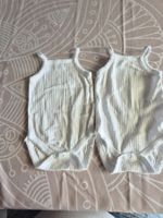 2x Baby Body Zara Grösse 3-6 Monate Weiss Rippstrick