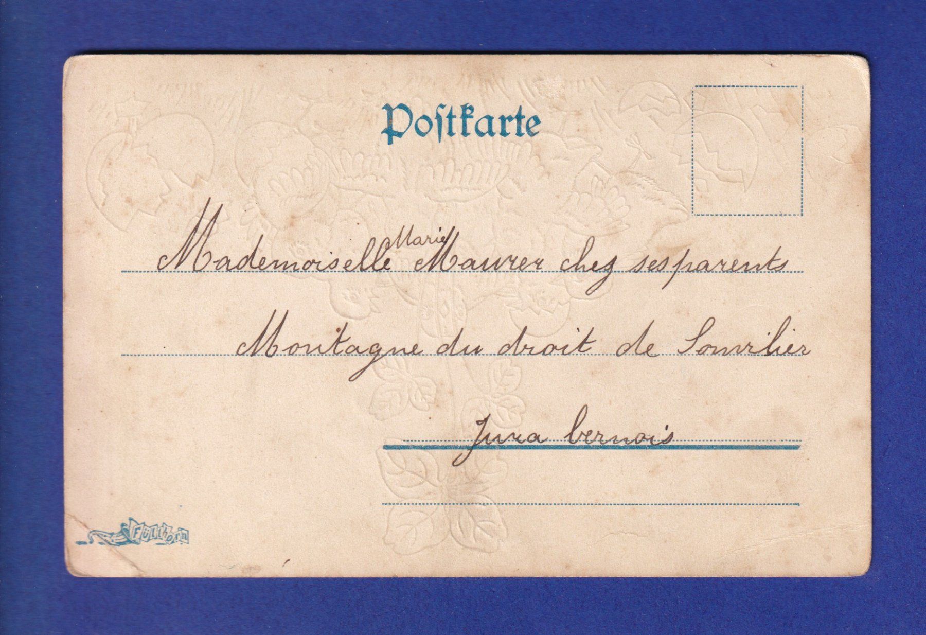 Ansichtskarten: OISEAU - Poussins // pli d'angle // – Gebraucht aus Pully von nicecards-shop 1