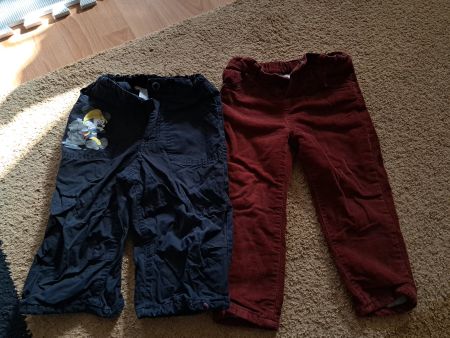 Gefütterte Herbst/Winterhosen Gr 80