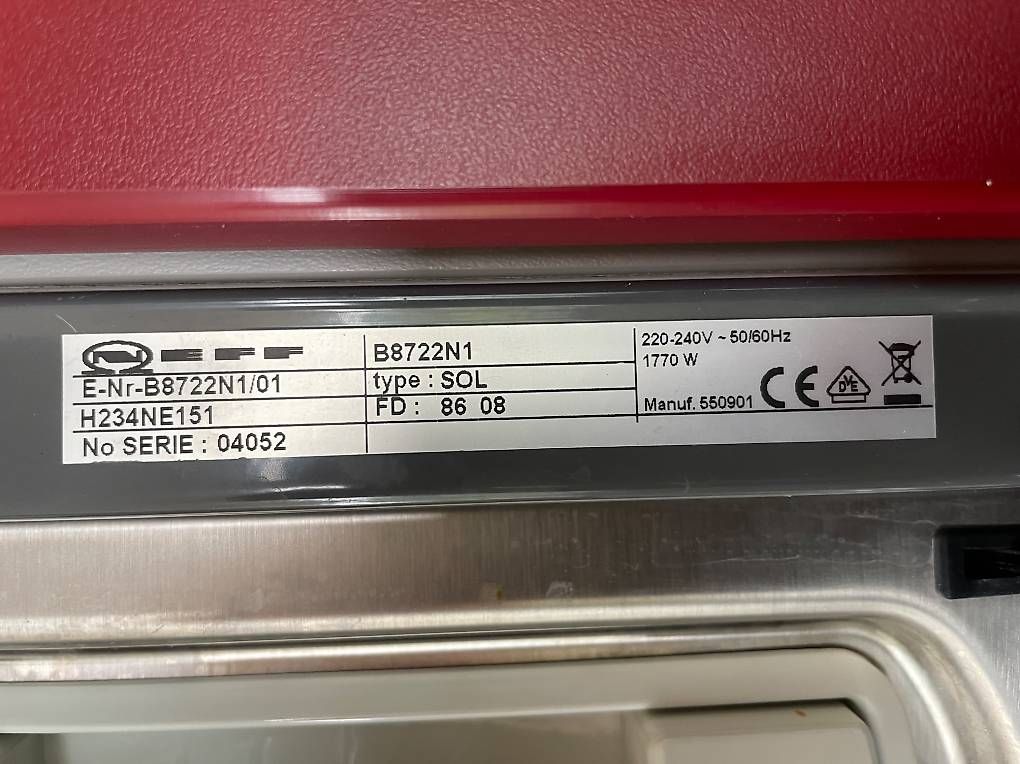 Forni: NEFF Elektro-Dampfgarbackofen-Mega 8722 N – Usato da Thayngen venduto da mha77 2