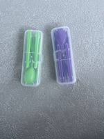 2x Wiederverwendbares Reisebesteck, Camping, Picknick Set