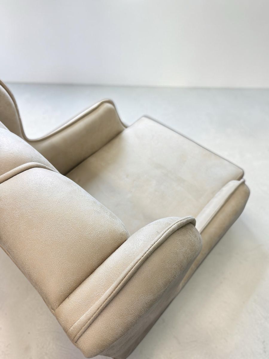 Sofas: 3-teiliges Wohnzimmer-Sofaset Sandbeige – D'occasion à Bachenbülach par Sofalab.swiss 3