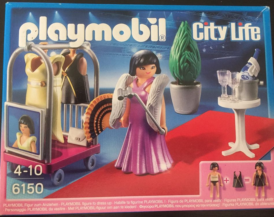 PLAYMOBIL 6150 Star-Shooting – Modenset Mit Kleiderwagen & Accessoires