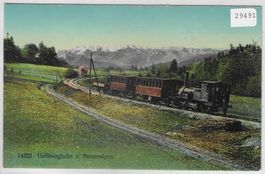 Uetlibergbahn und Berneralpen - Litho