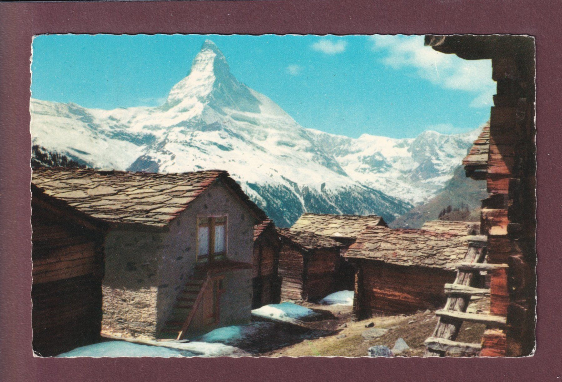 Cartoline postali: CERVIN / MATTERHORN - 1967 – Usato da Pully venduto da nicecards