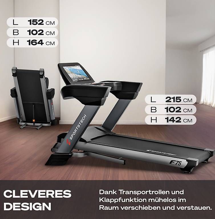 Hometrainer: Sportstech Profilaufband F75 – Gebraucht aus Hochdorf von Garraty 4