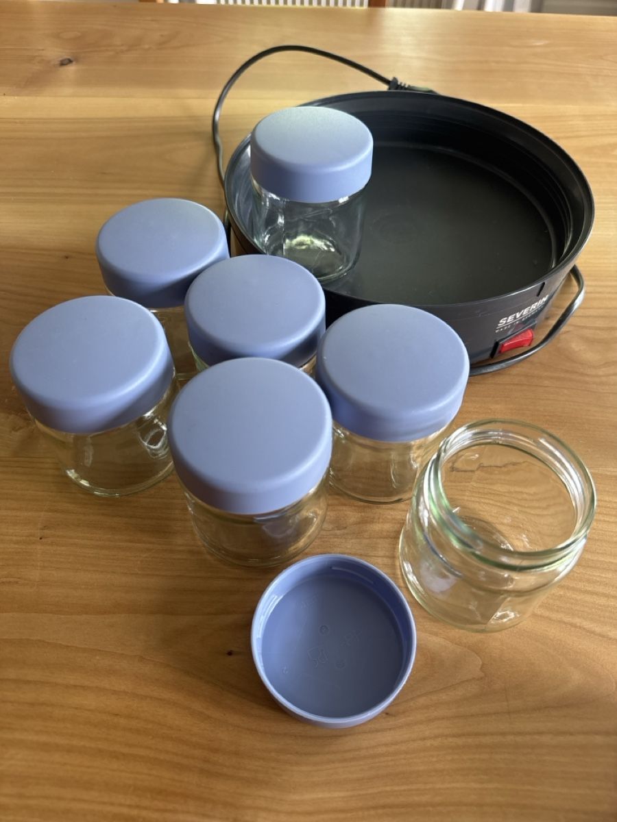 Elettrodomestici da cucina: Severin Joghurt Maschine, 7 Gläser mit Deckel – Usato da Cham venduto da matap1 2