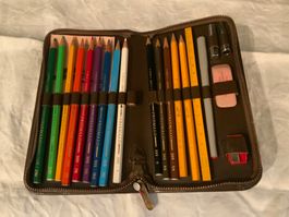 Etui mit Caran d‘Ache Stiften