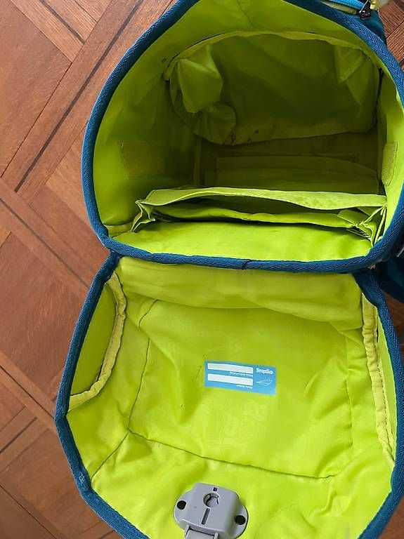 Kindertaschen: Ergobag blau mit Kletties und Zubehör – Gebraucht aus Lugano von Kokori78