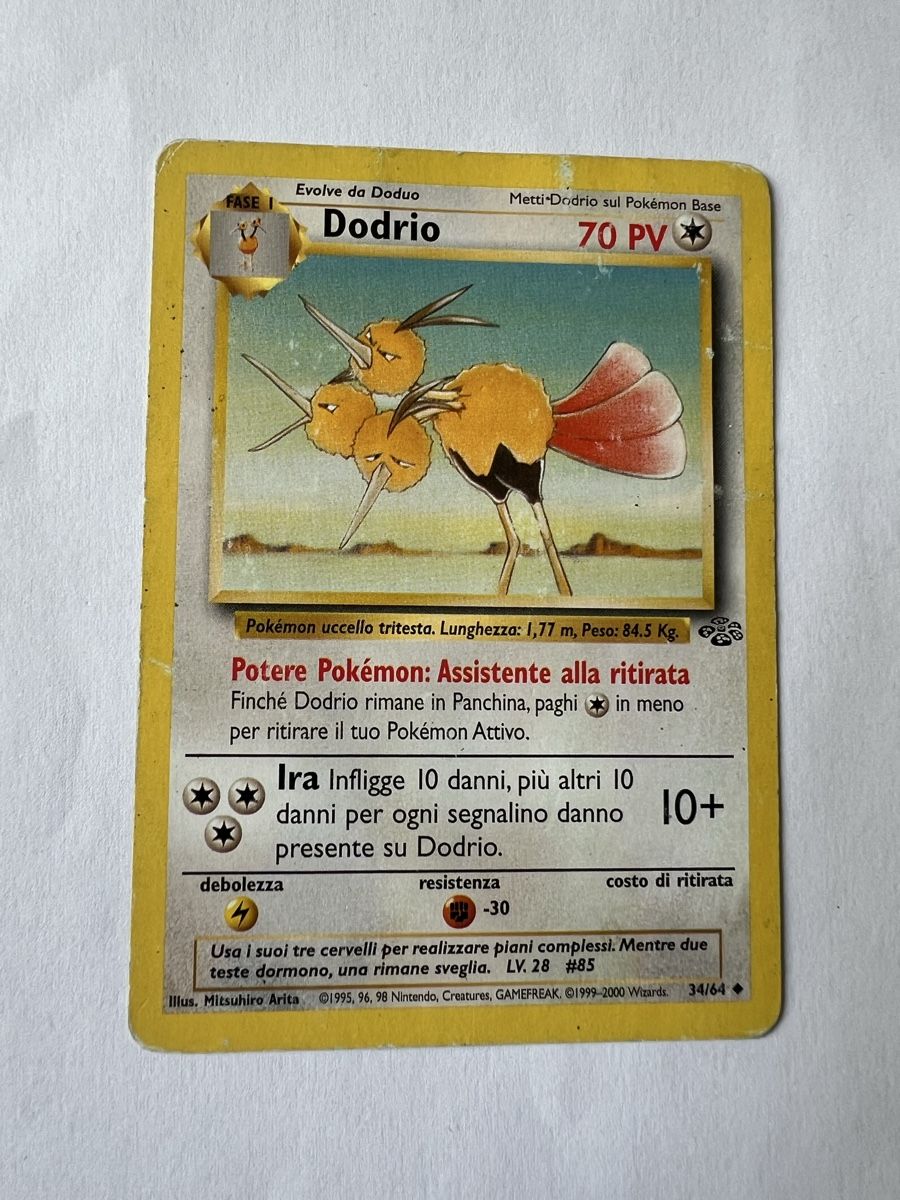 Pokémon Carte collezionabili: Pokemonkarte Dodrio Jungle – Usato da Willisau venduto da Neiro77