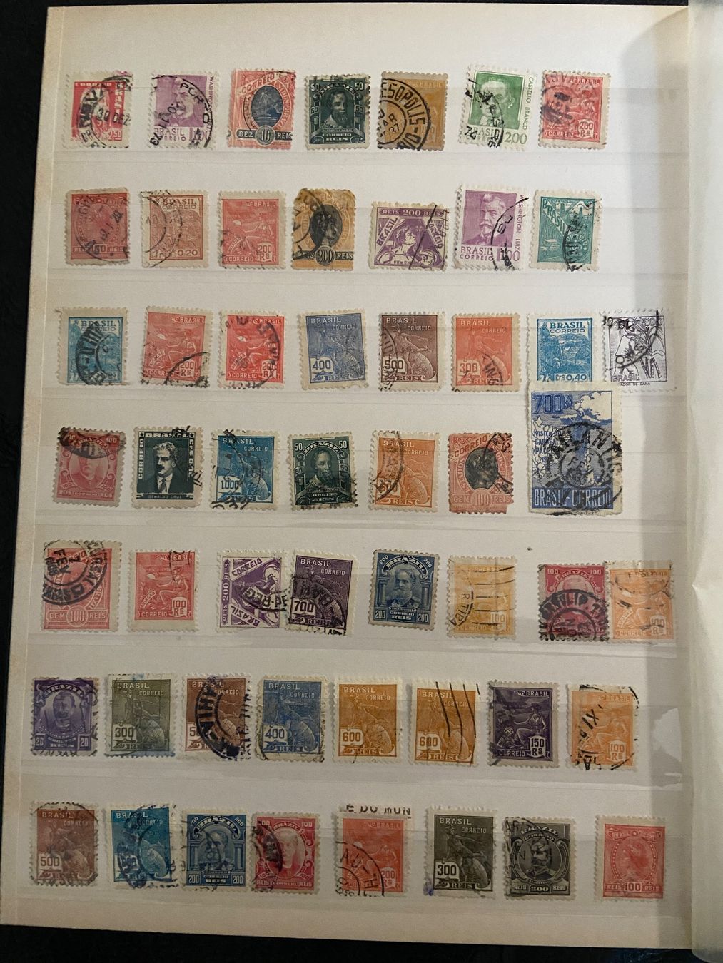 Tutti i francobolli: timbres Brazilian 6 pages – Usato da Collex venduto da RCXGJ 1