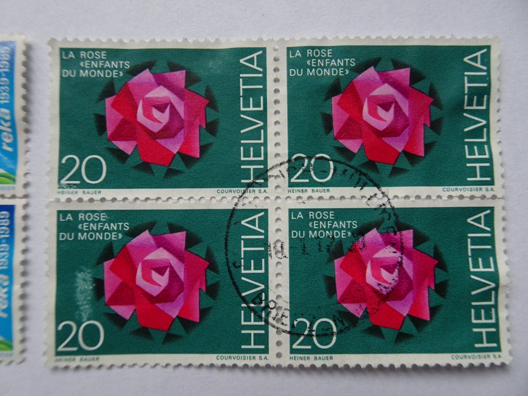 Alle Briefmarken: Div. 4er-Blocks – Gebraucht aus Aadorf von Chnorli-Furz 3